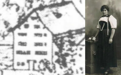 Landvogthaus um 1640/Babette Blumer um 1880